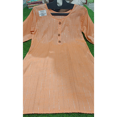 Mk-10112 Lurex S Ladies Kurti - Feature: Washable