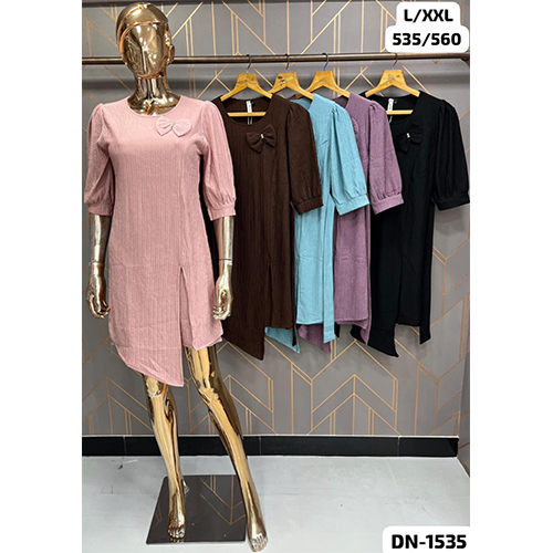 D.No-1535 Ladies Western Dress - Color: Different Available