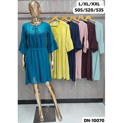 D.no-10070 Ladies Western Dress