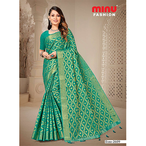 D.no-2609 महिला डिज़ाइनर साड़ी