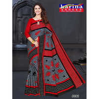 8392 Pure Cotton Ladies Saree - Color: Different Available