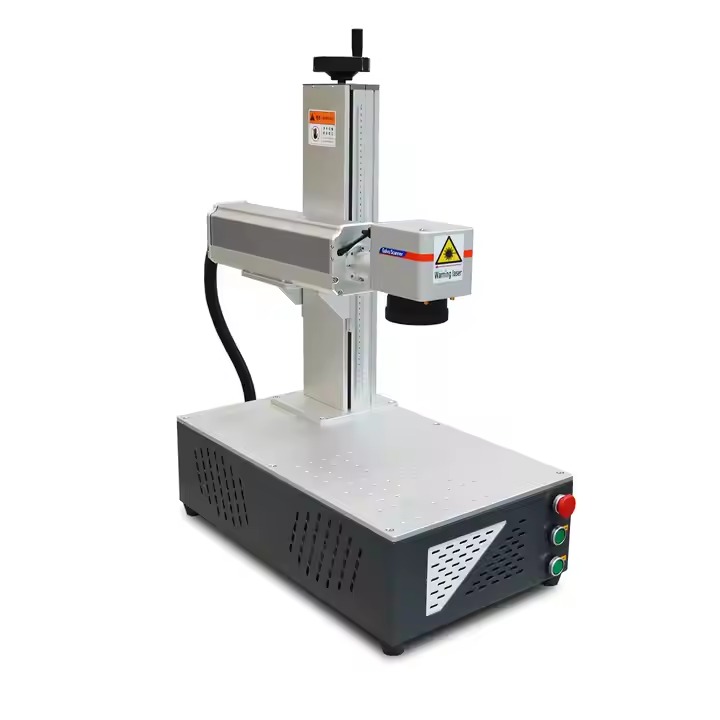 Laser Marking Machine 20w 30w 50w 100w Laser Engraving Machine - Color: Grey