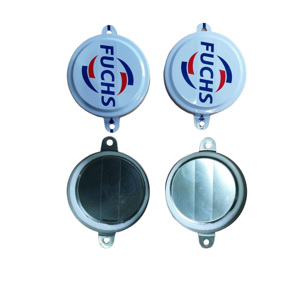 Printed Drum Seals - Color: White