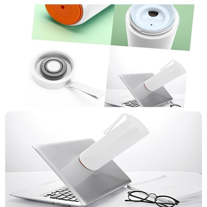 Suction Insulated Bottle - Color: White