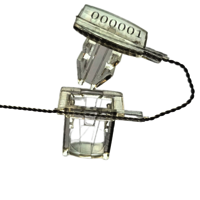 Tamper Proof Wire Lock Seals - Color: Transparent