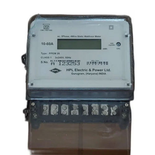 Hpl Three Phase Lcd Energy Meter