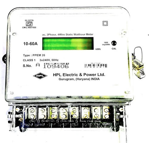 Hpl Three Phase Lcd Energy Meter