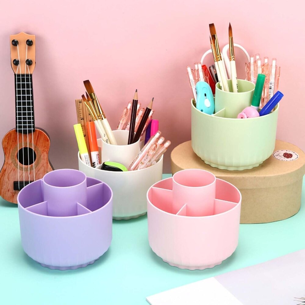 360 ROTATING PEN PENCIL HOLDER