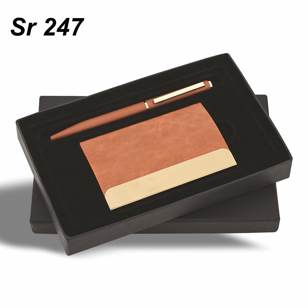 Pen & Cardholder Set - Color: Black