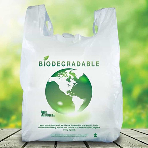 Eco Friendly Biodegradable Bags - Color: White