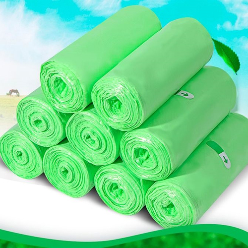 Green Biodegradable Bag - Hardness: Soft