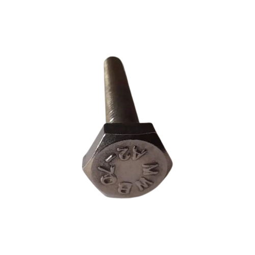 Ss202 Stainless Steel Hex Bolt - Color: As Per Availability