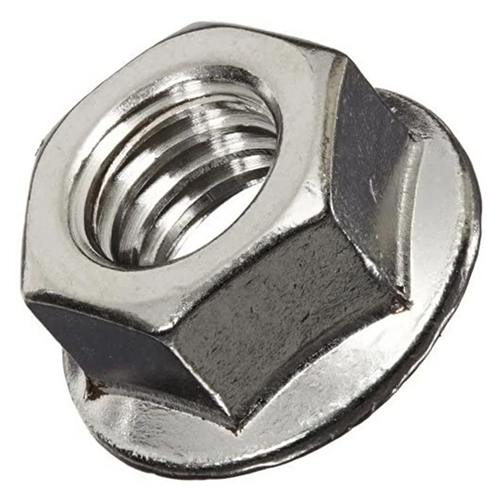 Stainless Steel Flange Nut - Color: As Per Availability