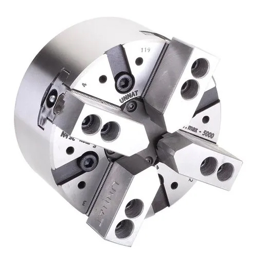 Unnat 4 Jaw Power Operated Chucks With Closed Centre