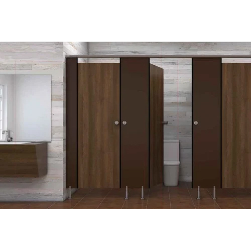 Restroom Toilet Cubicle - Door Type: Swing Door