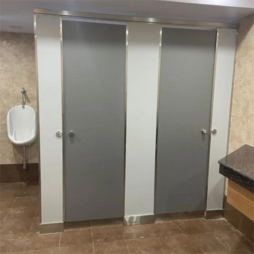 Hpl Compact Board Toilet Partitions - Color: Gray