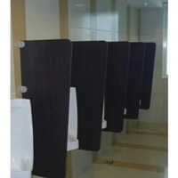 Hpl Compact Laminate Urinal Partition - Color: Black