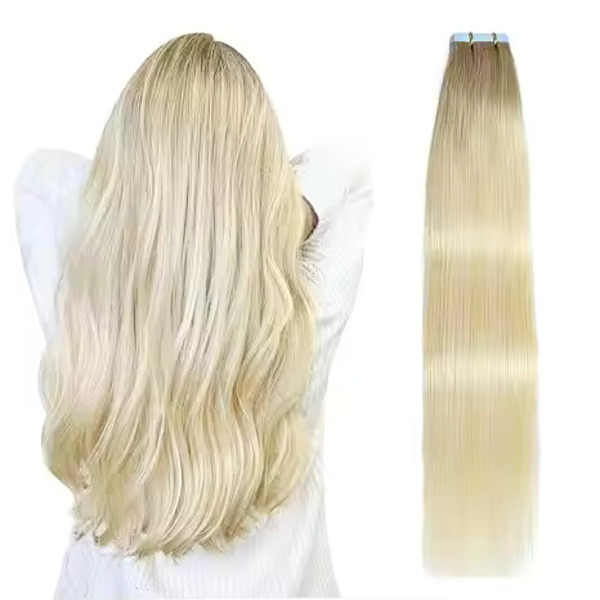 100% Natural Human Tape-In Hair Temple  Remy Hair Extension