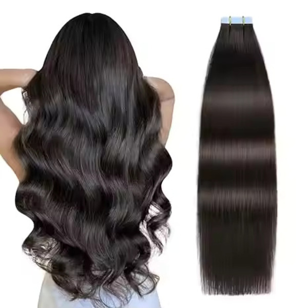 100% Natural Human Tape-In Hair Temple  Remy Hair Extension