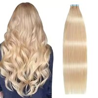 100% Natural Human Tape-In Hair Temple  Remy Hair Extension