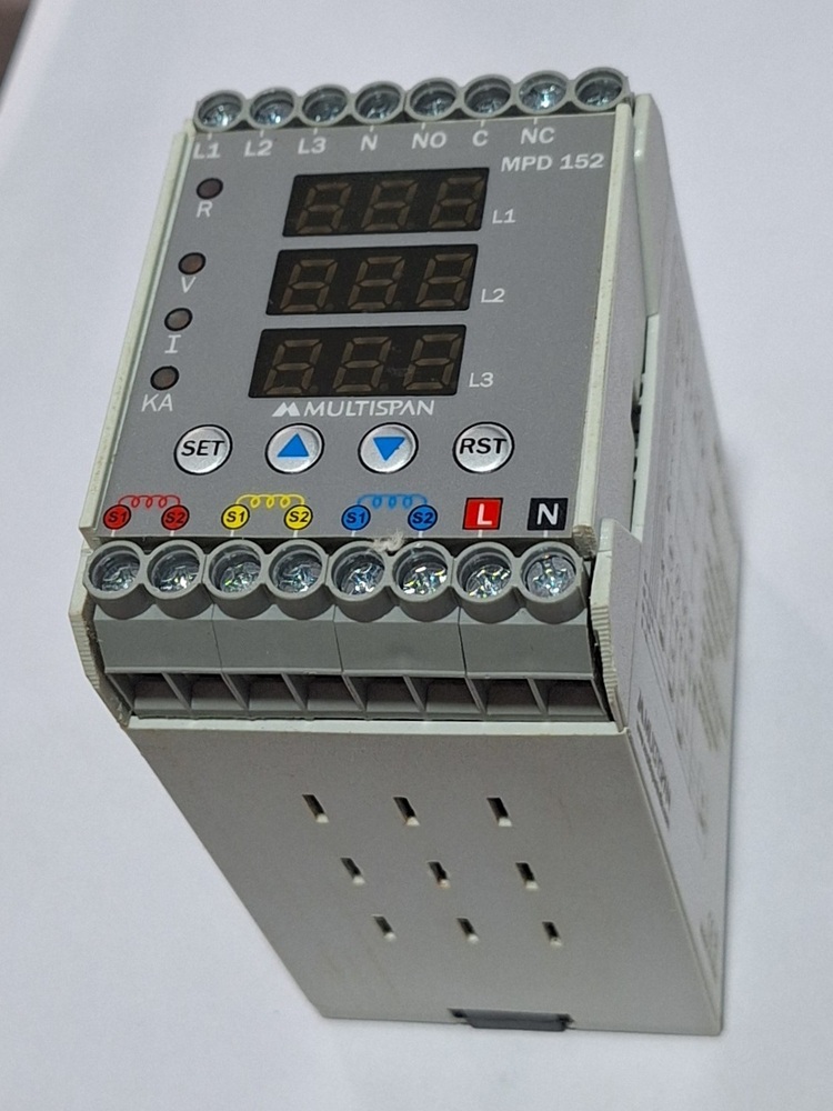 Multispan Mpd-152-a2-00 - Voltage: 100 To 270v Ac, Output: 1 Relay, Ct Input: 5a To 6000a, 1r 1 C/o | Features: N/a