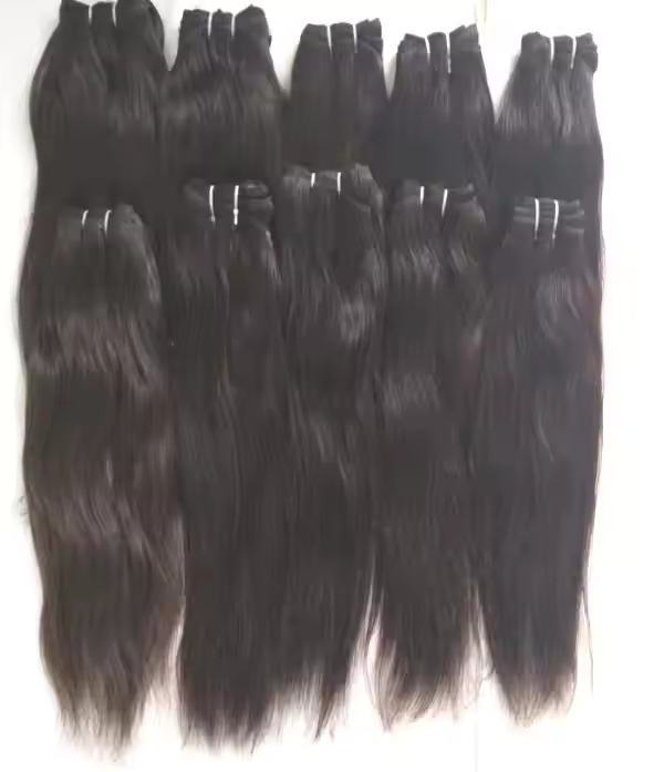 Natural Straight Single Donor Weft Hair Human Bundle Size: 18-32 Inches