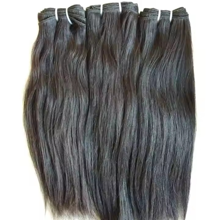 Single Donor  Temple Remy Natural Straight Weft Hair Bundle  Available 8-32 Inches