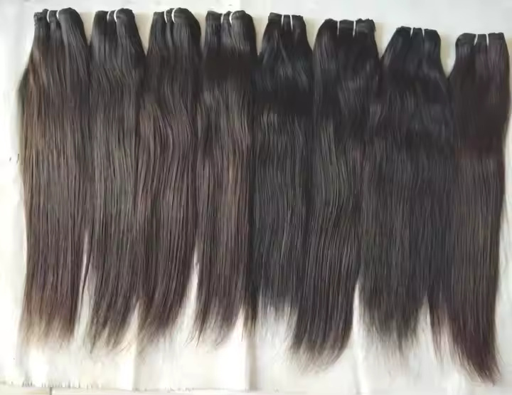 Single Donor  Temple Remy Natural Straight Weft Hair Bundle  Available 8-32 Inches