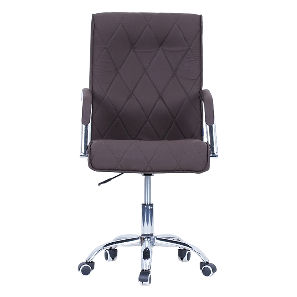 Royaloak Florence Leatherette Computer Chair | Long-lasting Computer Chair - Cr7506 - Color: Grey/silver
