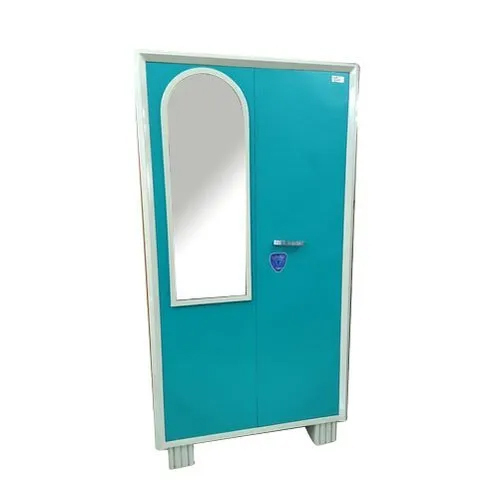 Designer Steel Almirah - Color: Green