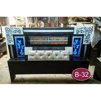 Double Bed Commercial Board - Color: Dark Brown