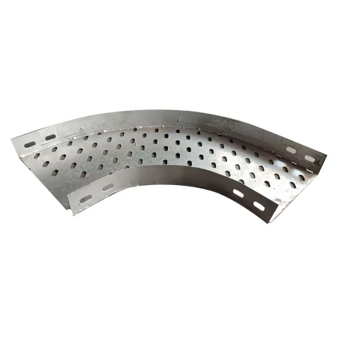 Horizontal Bend Cable Tray - Stainless Steel, 2.5m Length, Silver Finish, 1.2mm Thickness, HDG Surface for Enhanced Durability and Cable Management