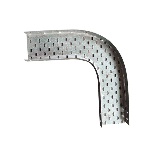 Horizontal Bend Cable Tray - Stainless Steel, 2.5 Meters Long, Silver Powder Coated Finish, 1.2 mm Thickness | Durable, Lightweight, Versatile Cable Management Solution