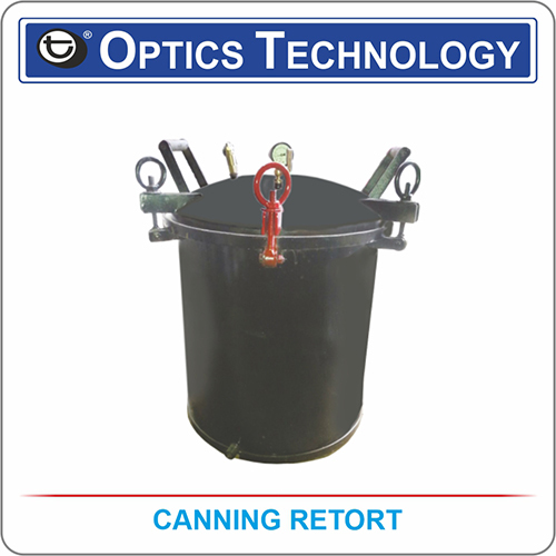 Canning Retort - Color: Black Paint Coated