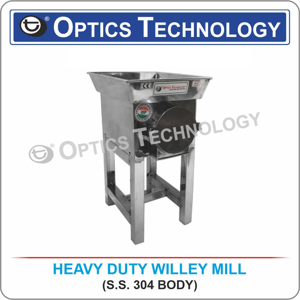Heavy Duty Willey Mill (S.S. 304 Body) - Color: Silver
