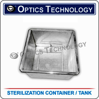 Sterilization Container / Tank - Color: Silver