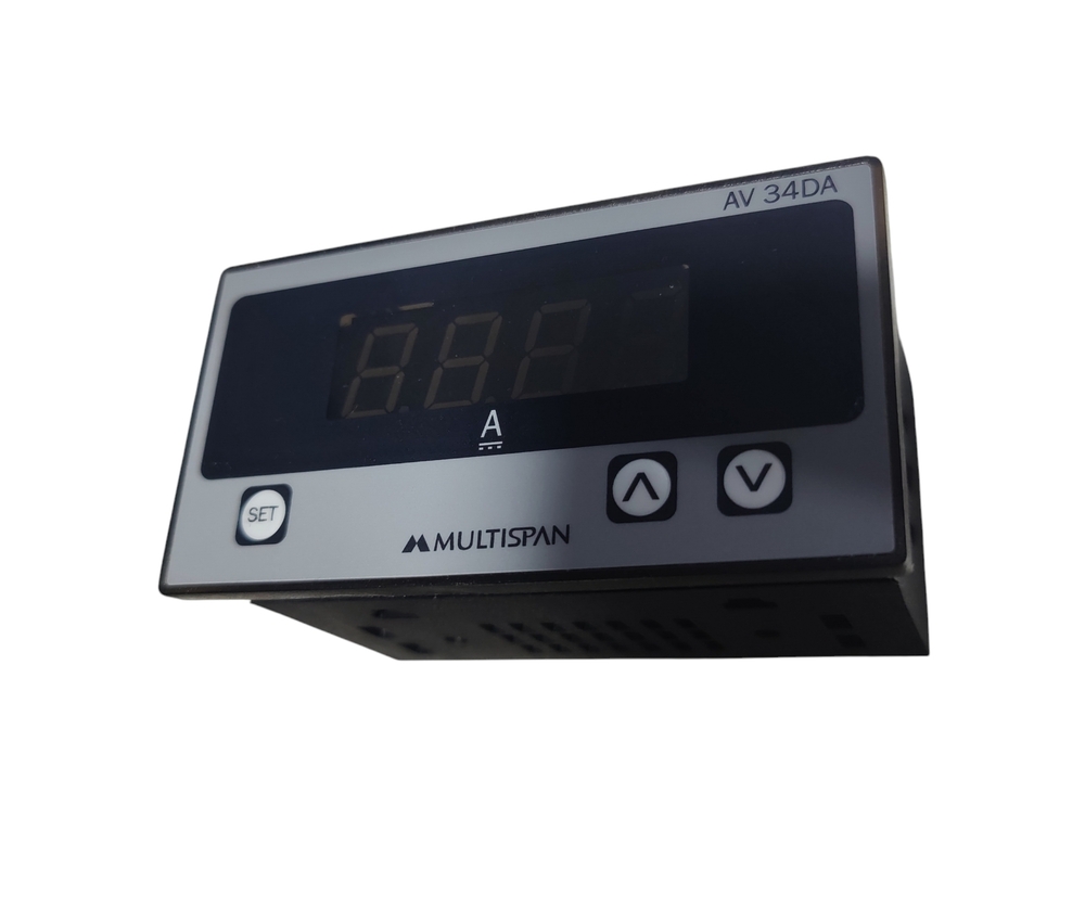 Multispan Av-34da - Voltage: 230v Ac, Input Range: 0 To 75mv Dc, Multi-range: 0001 To 9999 Amp Dc, Single Phase, 50hz Operation