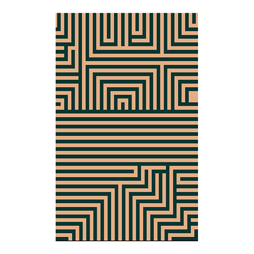 Modern Floor Mat - Color: Multicolor