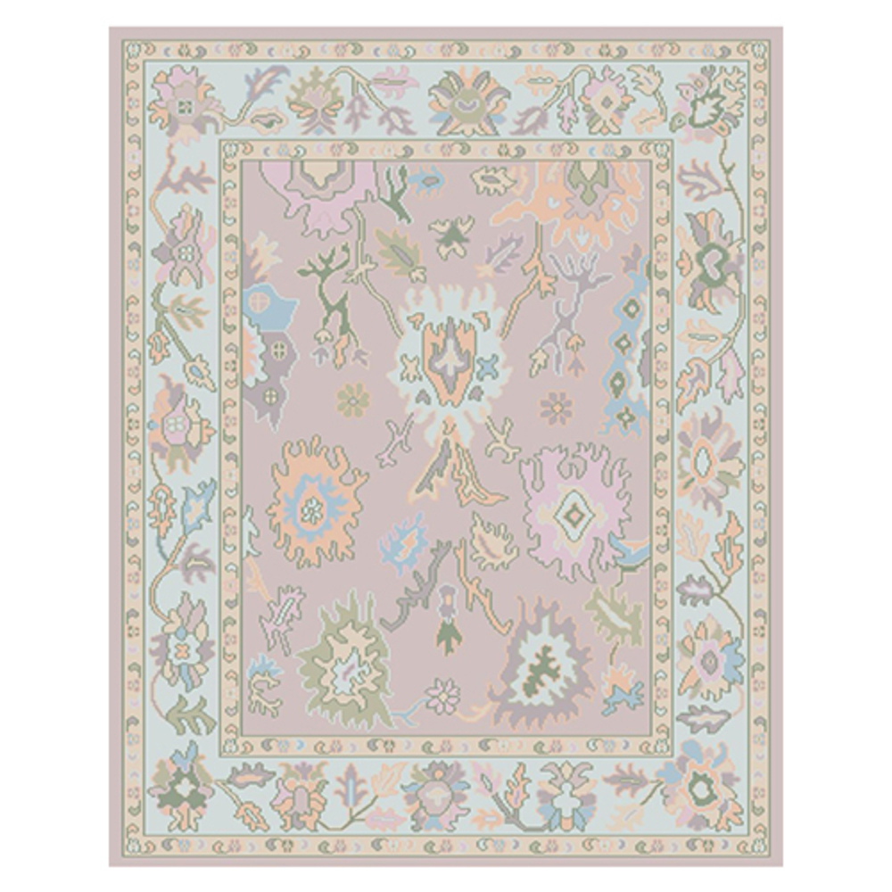 Modern Floral Rug