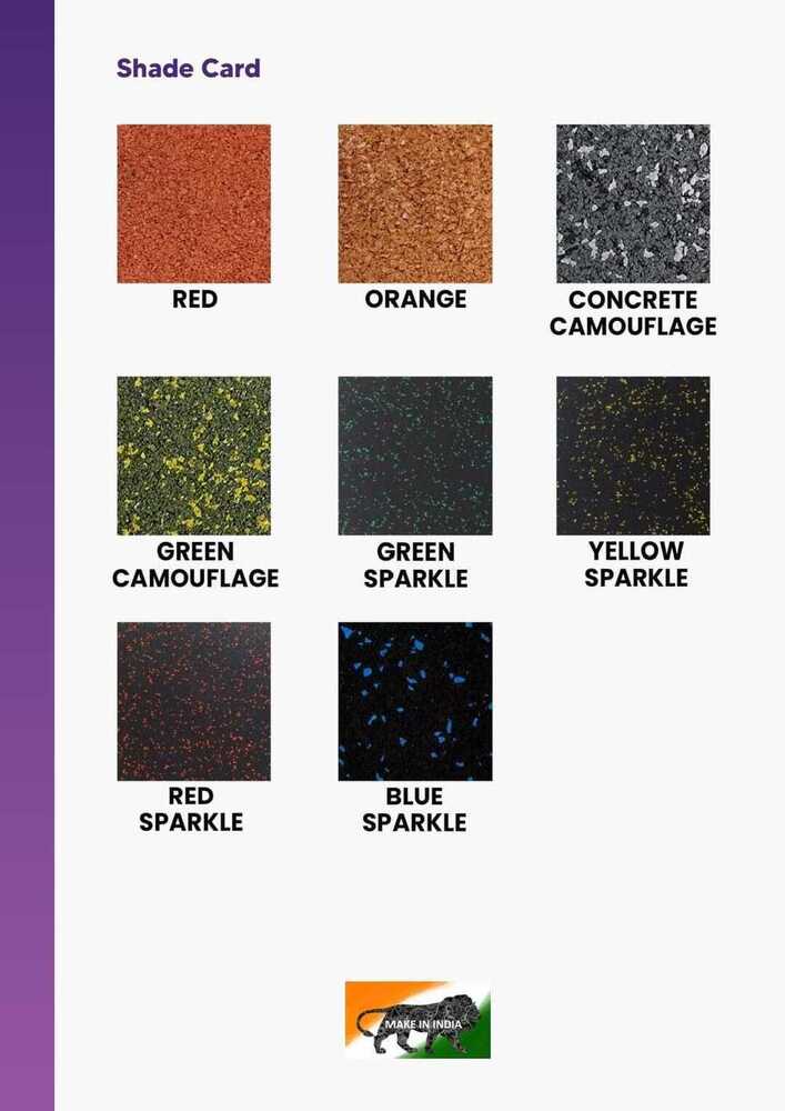 Unifit Rubber Tiles - Size: 500mm X 500mm