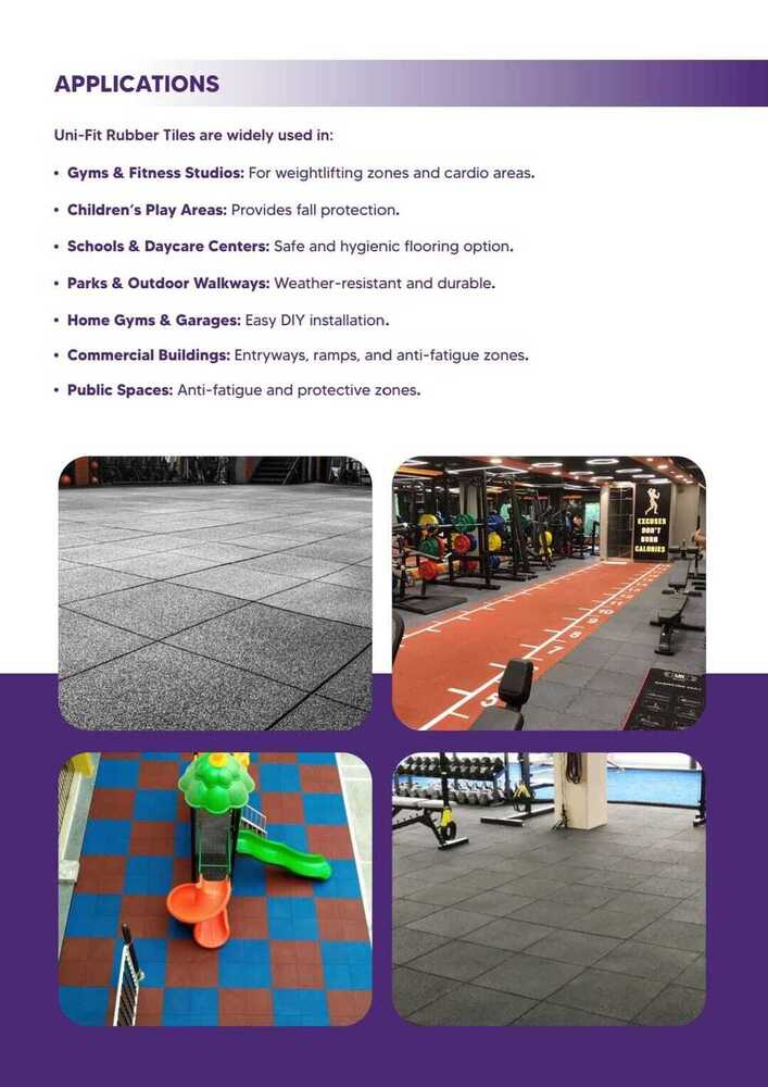 UNIFIT RUBBER TILES