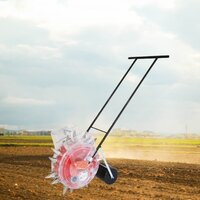 Manual Seed Cum Fertilizer Seeder - Color: Orange