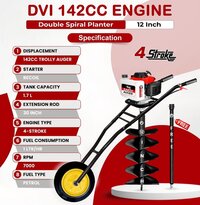 142cc Trolley Earth Auger