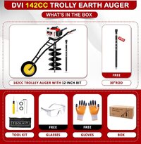 142cc Trolley Earth Auger