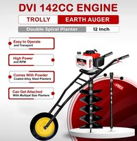 142cc Trolley Earth Auger