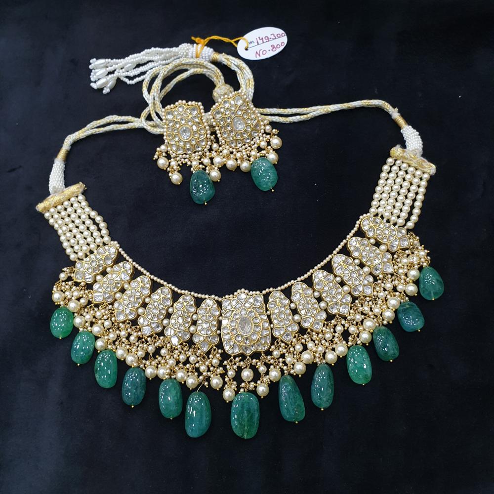 22kt Tyani  Polki Choker Set
