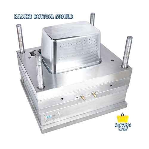 Moving Half Basket Bottom Mould - Color: Silver