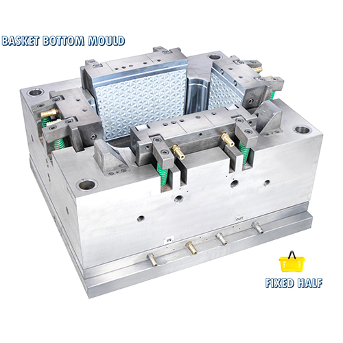 Fixed Half Basket Bottom Mould - Color: Silver