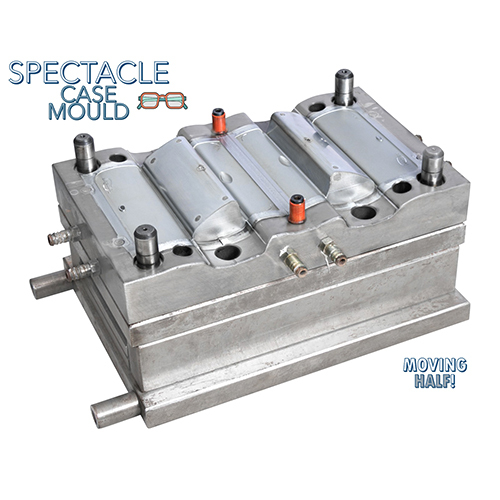 Moving Half Spectacle Case Mould - Color: Silver