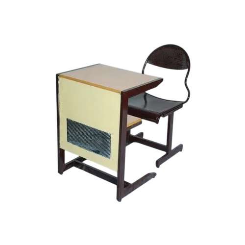 Brown Single Seater College Desk